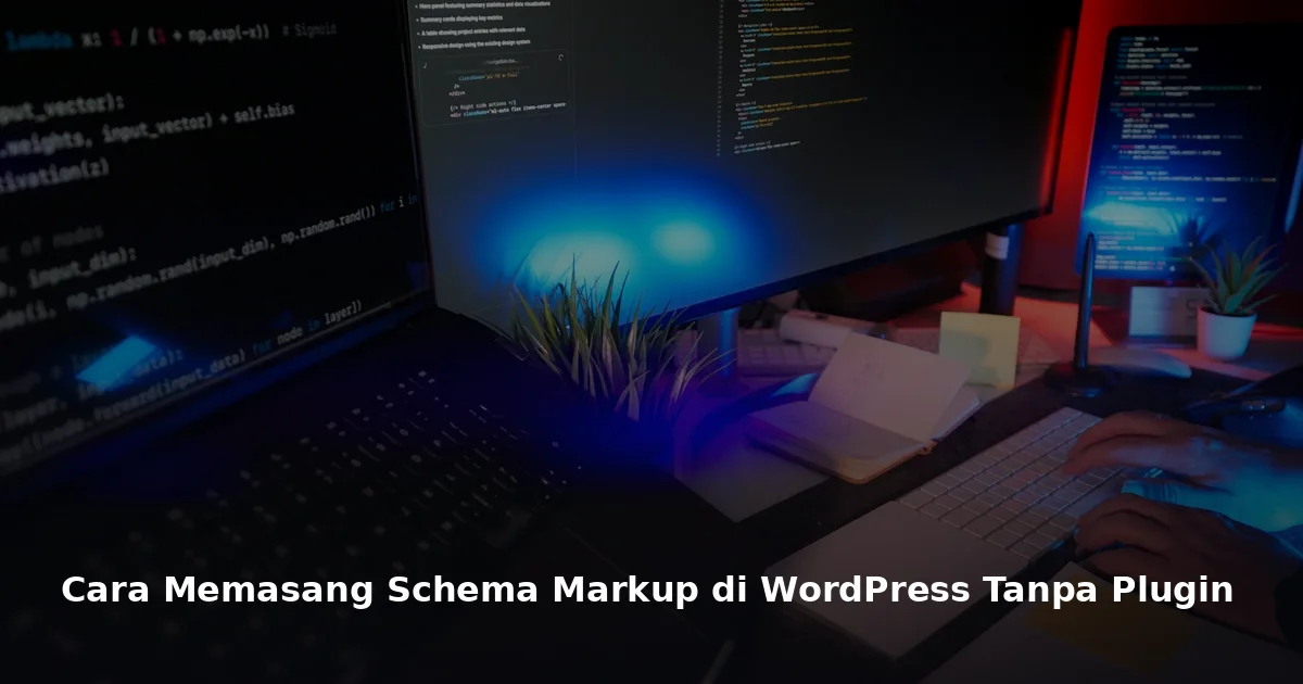 Cara Memasang Schema Markup di WordPress Tanpa Plugin