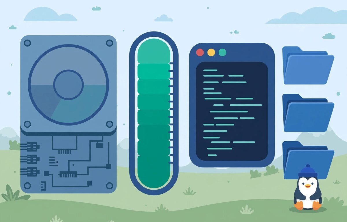 Cara Cek Disk Penuh di Ubuntu: 6 Perintah df, du, dan ncdu untuk Pemula